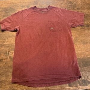 Ariat Men's Maroon Short Sleeve Tee